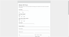 Desktop Screenshot of alaska360tours.com